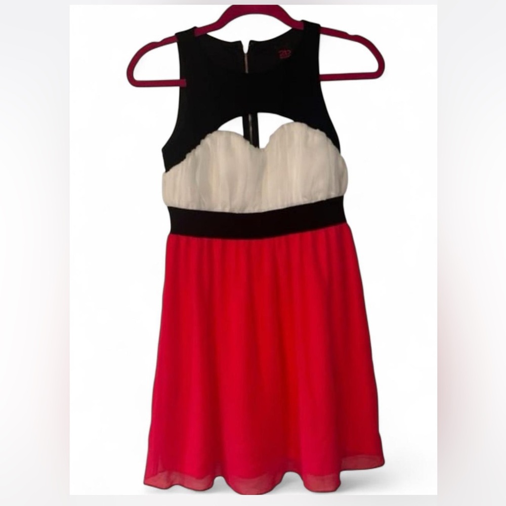 2B BEBE Womens Callie Peek A Boo Dress size XS